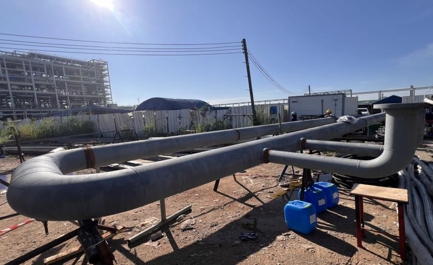 Steam Carbon pipeline Chemical cleaning
